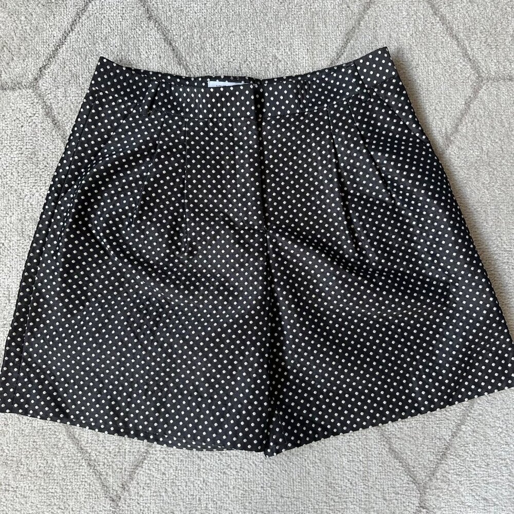 Victor & Rolf White Polka Dot Designer Shorts Slate Gray Sz Large